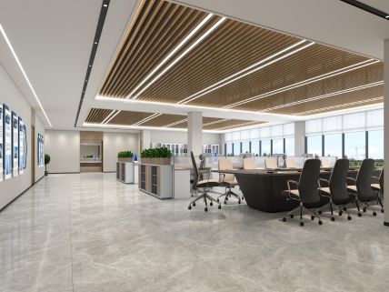 山东能源灵台电厂集控楼内装