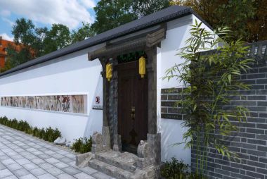 邹平市九户镇民俗中心文化馆设计施工