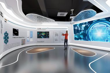 淄博独角兽生态岛展厅